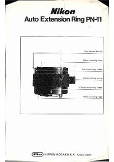 Nikon MF manual. Camera Instructions.